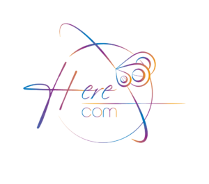 logo here com rédaction web community management bordeaux